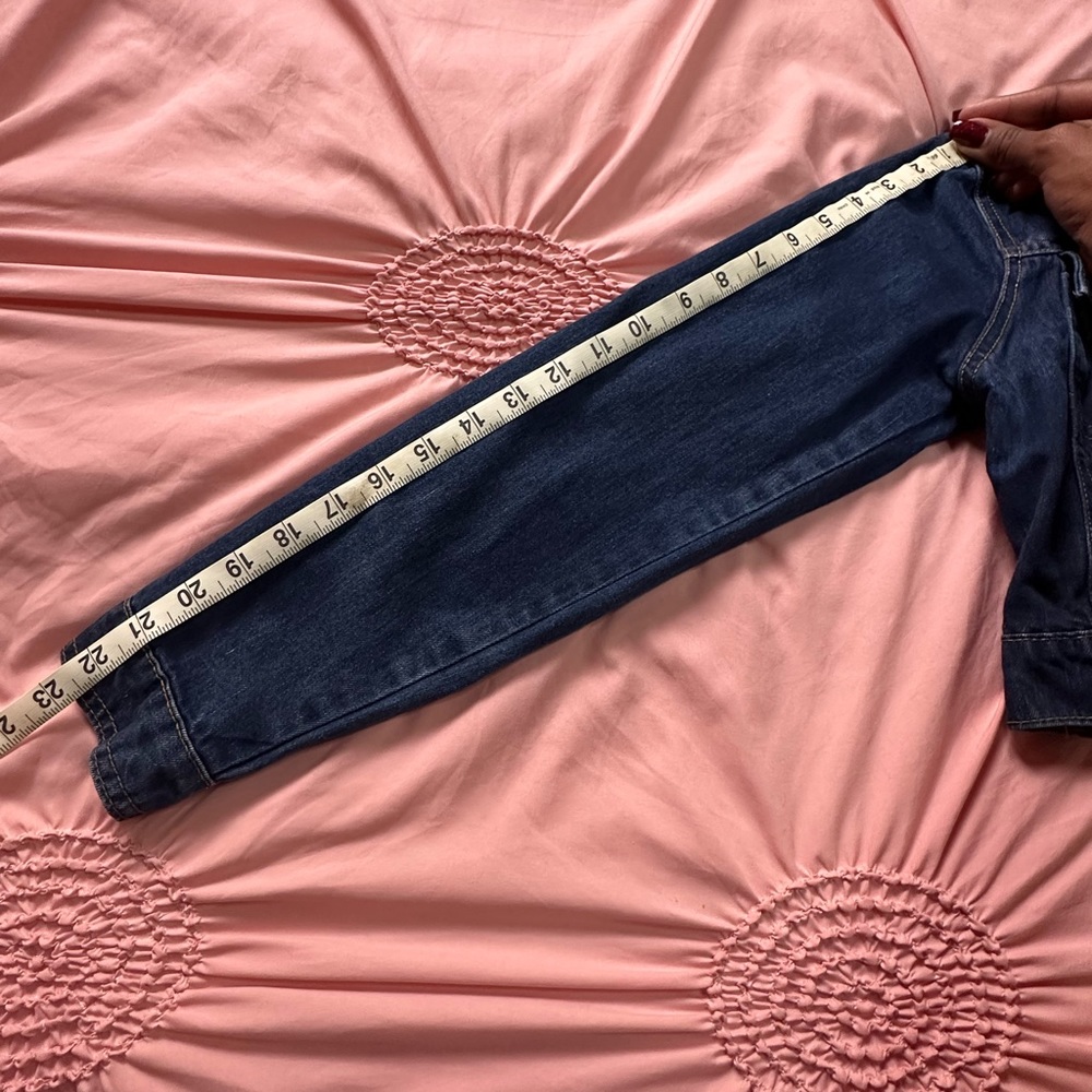 Parisian Cropped Dark Denim Jacket - Picture 4 of 8